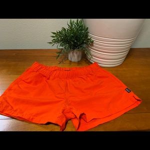 Orange Patagonia Nylon Baggies Shorts- Vintage